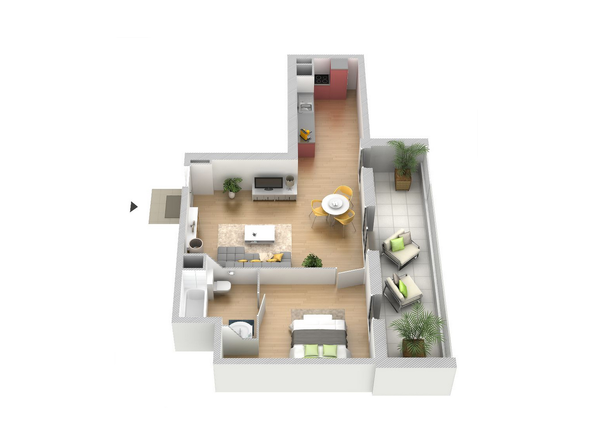 Rechercher un appartement neuf à Evry dans la résidence Respir